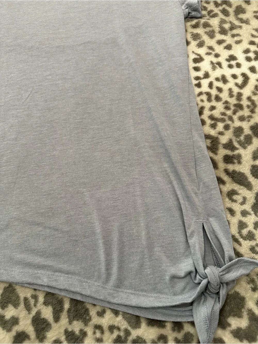Old Navy Active Short Sleeve Mesh Back Side Tie T-Shirt Gray Size XXL 16 Girls
